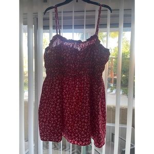xxl red and white target dress